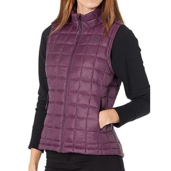 The North Face Thermoball Quilted Puffer Vest Purple XL - Picture 1 of 10